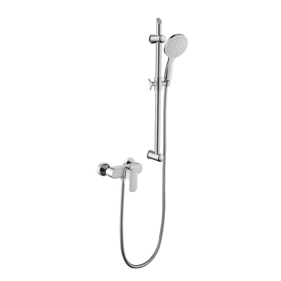 Douche minimaliste et sans inquiétude